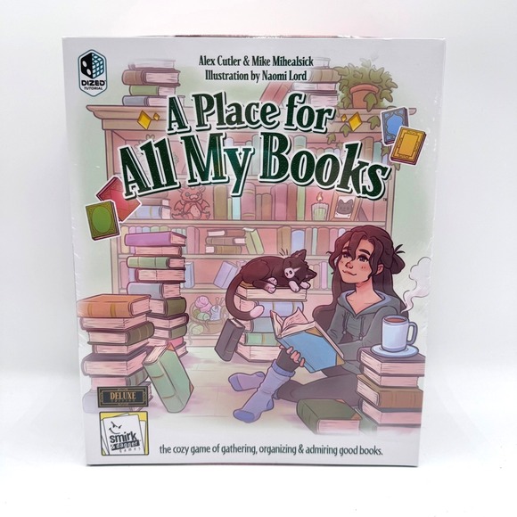 Smirk & Laughter Games Other - NEW SEALED A Place for All My Books Deluxe Kickstarter Edition Boardgame Limited
